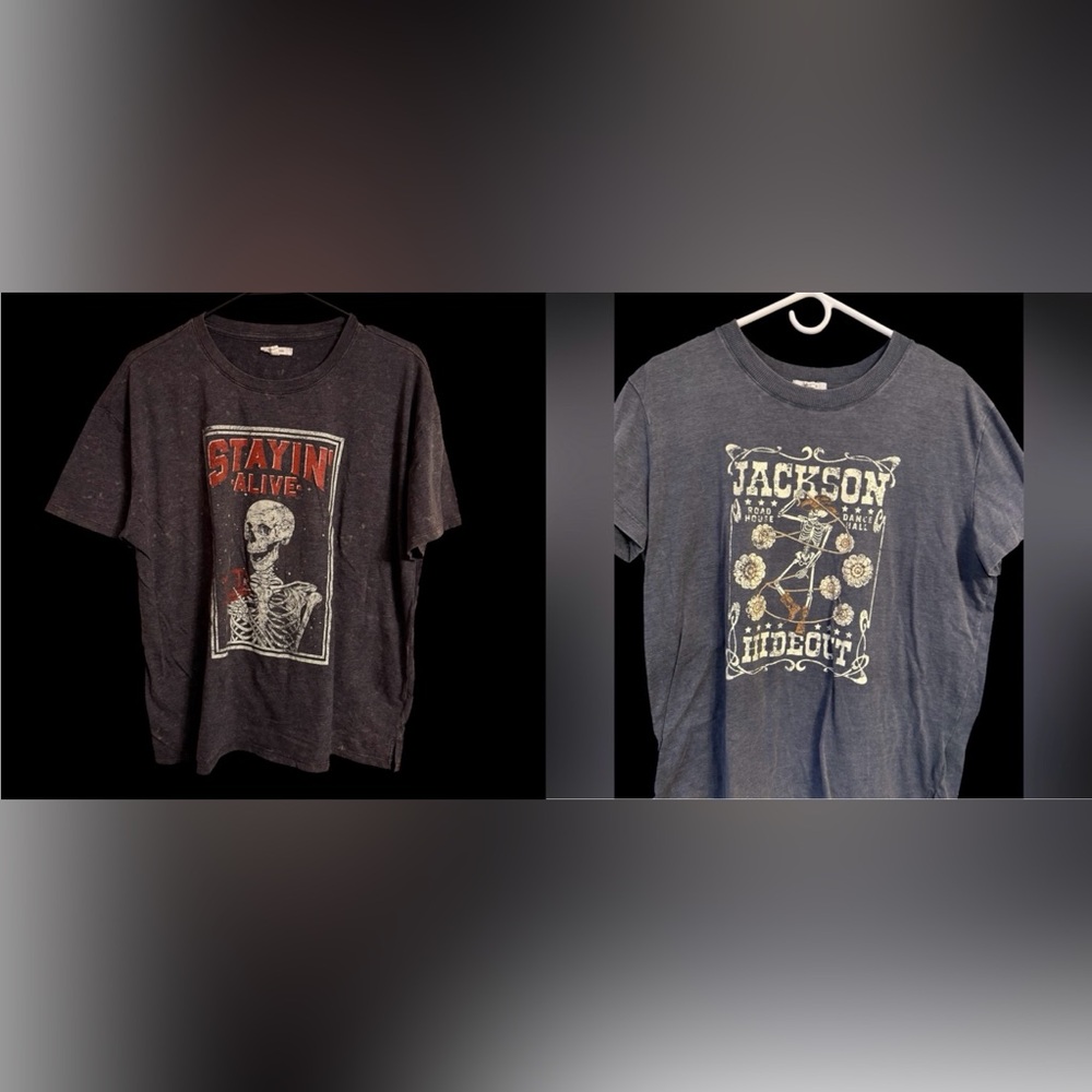 Maurices Graphic T-Shirt - Black & Grey